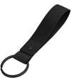 BG324 BagBase Matte PU Key Ring Black colour image